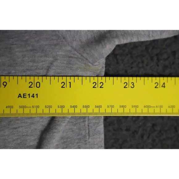 Nike Air T-Shirt Men XL Gray Activewear Athletic Cut Spell Out Swoosh Stich Logo - Picture 8 of 10